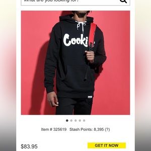 Men’s Black Cookies Hoodie